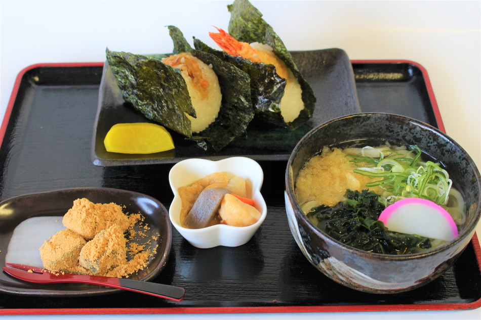 焼きのり天むすセット